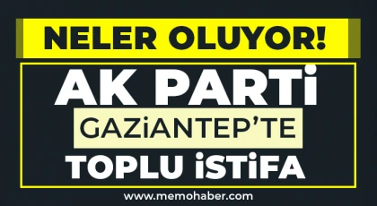 AK Parti'de toplu istifa şoku!