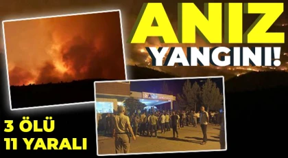 Anız yangını: 3 ölü, 11 yaralı