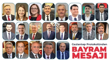 Gaziantep protokolünden Kurban Bayramı mesajı