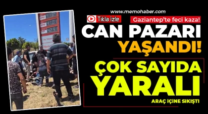 Gaziantep’te korkunç kaza! Yaralılar var