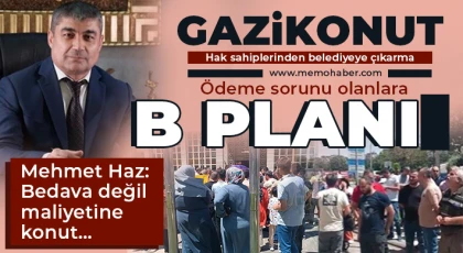 Gazikonut hak sahiplerinden belediyeye çıkarma