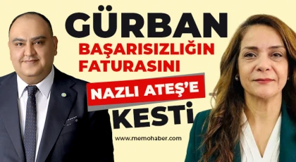 Gürban, başarısızlığın faturasını İlçe başkanı Nazlı Ateş’e kesti