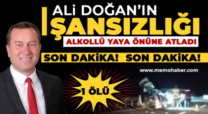 Nizip Belediye Başkanı Ali Doğan, kaza yaptı! 1 ölü