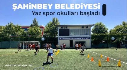 Şahinbey Belediyesi yaz spor okulları başladı