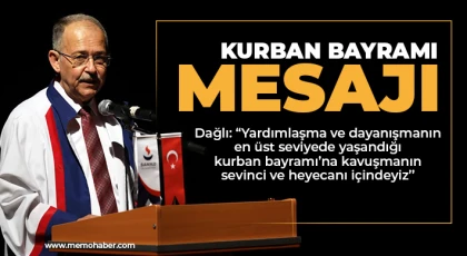 SANKO Üniversitesi Rektörü Prof. Dr. Güner Dağlı’dan Kurban Bayramı mesajı
