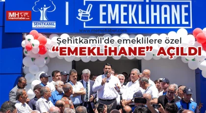 Şehitkamil’de emeklilere özel “Emeklihane” açıldı