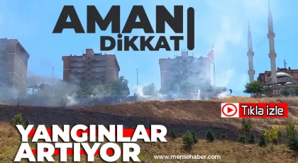 Sıcaklar arttı, dumanlar yükseldi
