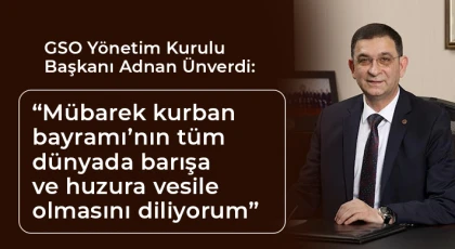 Ünverdi'den Kurban Bayramı mesajı