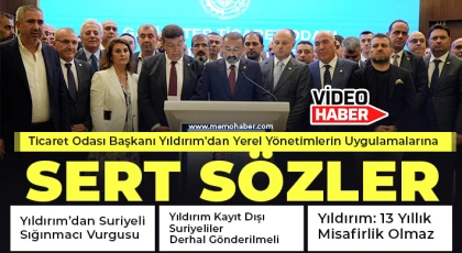 Yıldırım’dan Suriyeli Sığınmacı Vurgusu