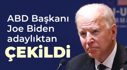 ABD Başkanı Joe Biden adaylıktan çekildi