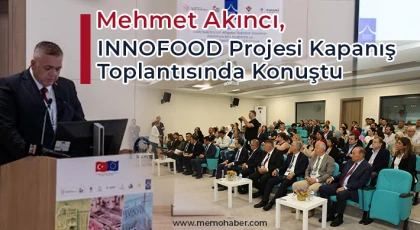 Akıncı, INNOFOOD Projesi Kapanış Toplantısında Konuştu