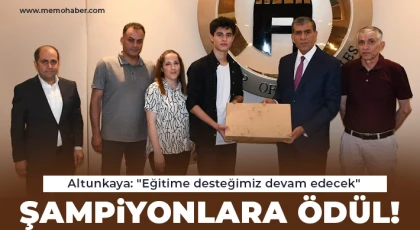Altunkaya: Eğitime desteğimiz devam edecek