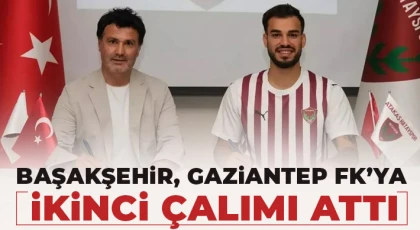 Başakşehir, Gaziantep Futbol Kulübü'ne ikinci çalımı attı
