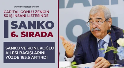 Capital gönlü zengin 50 iş insanı listesinde SANKO 6. sırada