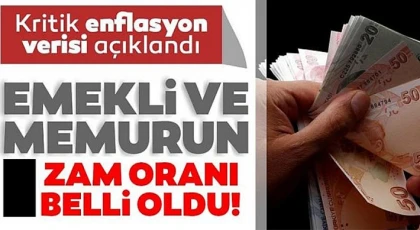 Enflasyon oranları açıklandı: Memur ve emeklilerin zam oranları belli oldu