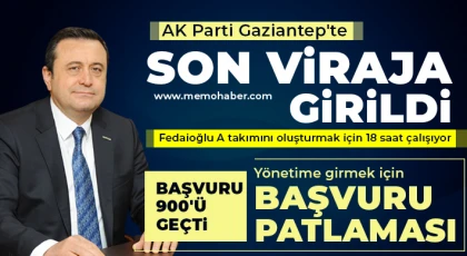 Fedaioğlu "Kucaklayıcı,toplayıcı ve dengeli yönetim" için kolları sıvadı