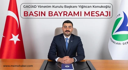 GAGİAD Yönetim Kurulu Başkanı Yiğitcan Konukoğlu Basın Bayramı mesajı