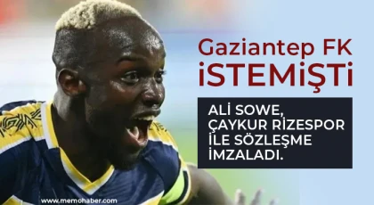 Gaziantep FK istemişti, Rize'ye gitti