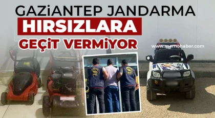 Gaziantep'te hırsızlık suçundan 69 kişi tutuklandı