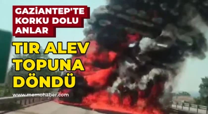 Gaziantep'te korku dolu anlar