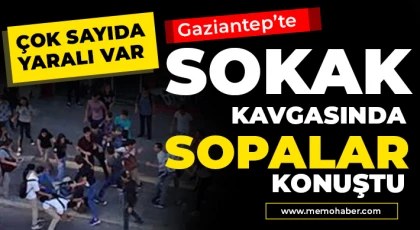 Gaziantep’te sokak kavgasında bu kez sopalar konuştu