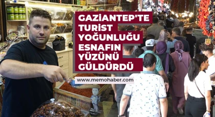 Gaziantep'te turist yoğunluğu esnafın yüzünü güldürdü