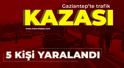 Işıklı'da trafik kazası: 5 kişi yaralandı