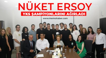 Nüket Ersoy YKS şampiyonlarını ağırladı