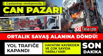 TAG Otoyolu'nda zincirleme tır kazası: 1 ölü, 6 yaralı  