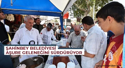 Şahinbey Belediyesi aşure geleneğini sürdürüyor