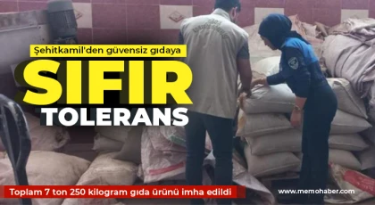 Şehitkamil'den güvensiz gıdaya sıfır tolerans