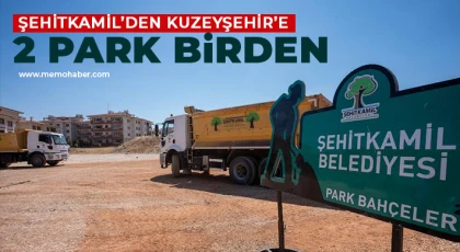 Şehitkamil'den Kuzeyşehir'e 2 park birden