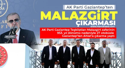 AK Parti Gaziantep’ten Malazgirt Çıkarması