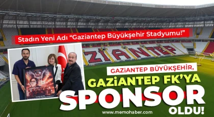 Gaziantep Büyükşehir, Gaziantep FK'ya sponsor oldu