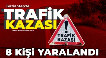 Gaziantep'te trafik kazası! Yaralılar var...