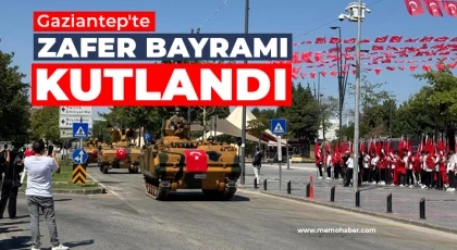 Gaziantep'te Zafer Bayramı kutlandı