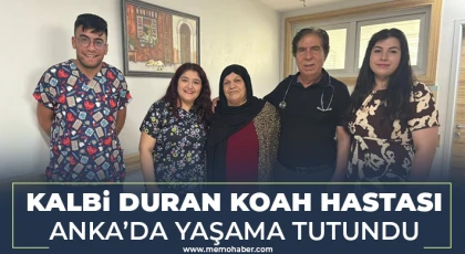 Kalbi duran KOAH hastası ANKA’da yaşama tutundu