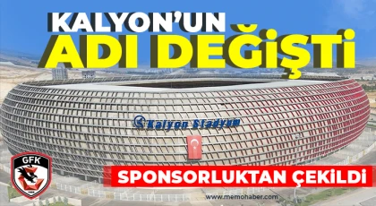 Kalyon Stadı'nın adı değişiti!