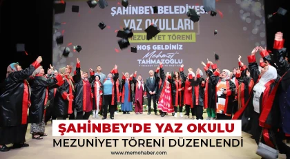 Şahinbey'de yaz okulu mezuniyet töreni düzenlendi