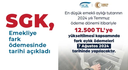 SGK, emekliye fark ödemesinde tarihi açıkladı