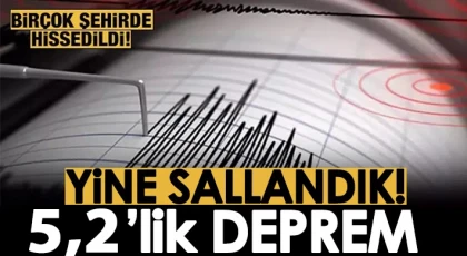 Suriye merkezli deprem! Gaziantep'ten de hissedildi
