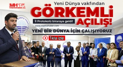 Yeni Dünya Vakfından Miting Gibi Açılış!