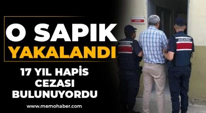 17 yıl hapis cezası bulunan zanlı yakalandı