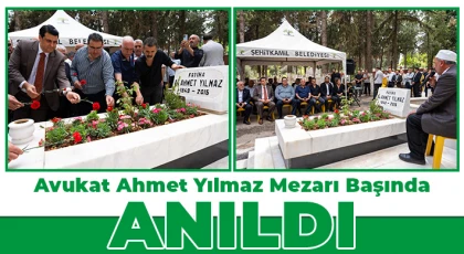 Avukat Ahmet Yılmaz mezarı başında anıldı