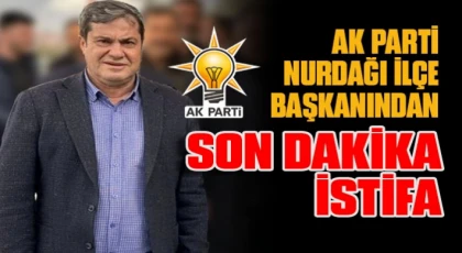 Bir istifada AK Parti Nurdağından