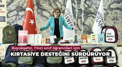Büyükşehir, 1'inci sınıf öğrencileri için kırtasiye desteğini sürdürüyor