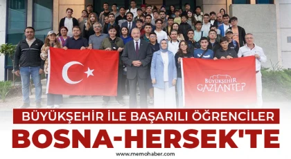 Büyükşehir ile başarılı öğrenciler Bosna-Hersek'te