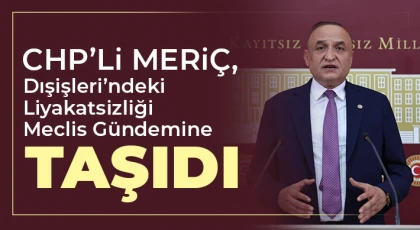 CHP’li Meriç, Dışişleri’ndeki Liyakatsizliği Meclis Gündemine Taşıdı