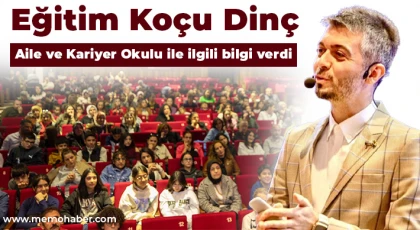 Eğitim koçu Dinç, Aile ve Kariyer Okulu ile ilgili bilgi verdi
