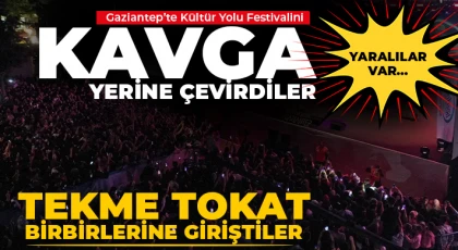 Festivali kavga yerine çevirdiler 